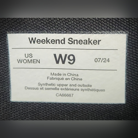 Vessi Weekend Shoes Black White Knit Comfort WP Walking Sneaker Women's Size 9 - Picture 9 of 9